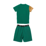 Alviero Martini Kids Boy's Green/Geo Set T-Shirt & Bermuda