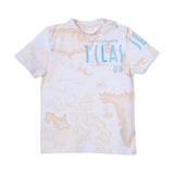 Alviero Martini Kids Boy's White/Geo Beige Set T-Shirt & Bermuda