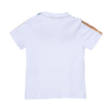 Alviero Martini Kids Boy's White & Geo Beige Set T-Shirt & Bermuda