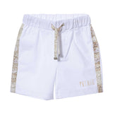 Alviero Martini Kids Boy's White/Geo Beige Set T-Shirt & Bermuda