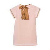 Alviero Martini Kids Pink/Geo Fil Pink Dress