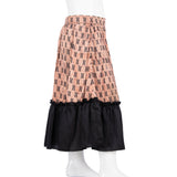 Alviero Martini Prema Classe Black Geo Skirt