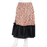 Alviero Martini Prema Classe Black Geo Skirt