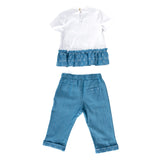 Alviero Martini Denim & Geo White Set