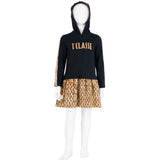 Alviero Martini Prema Classe Black Geo Dress