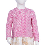 Alviero Martini Kids Prema Classe Pink & Beige Dress