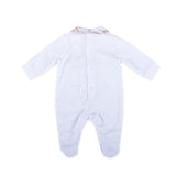 Alviero Martini White & Beige Sleepsuit