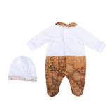 Alviero Martini Geo White Sleepsuit Set