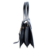 Valentino Orlandi Ladies Bag Patent Bordeau and Black