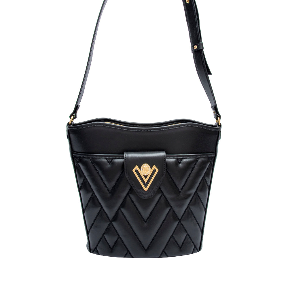 Valentino Orlandi Ladies Bag Black Color –