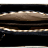 Valentino Orlandi Women's Black Patent & Gold Leather Handbag