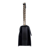 Valentino Orlandi Bag Black Sued & Black Patent Leather