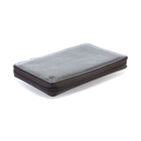 Piquadro Square 9" Organizer Brown Brownsize Small - Blue Salon