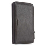 Piquadro Square 9" Organizer Brown Brownsize Small - Blue Salon