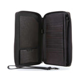 Piquadro Square 9" Organizer Brown Brownsize Small - Blue Salon