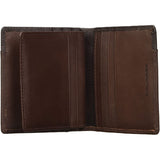 Piquadro Cary 4" Card Holder Chestnut Chestnutsize Small - Blue Salon
