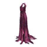 Prime London Women's Sleeveless Purple Long Dress