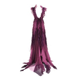 Prime London Women's Sleeveless Purple Long Dress