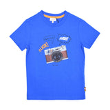 Paul Smith Kids Boy's Blue Cotton T-Shirt