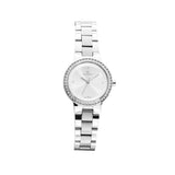 Rama Ladies Quartz Watch Full Stainless Steel Case & Bracelet With Silver Sun Ray Dial