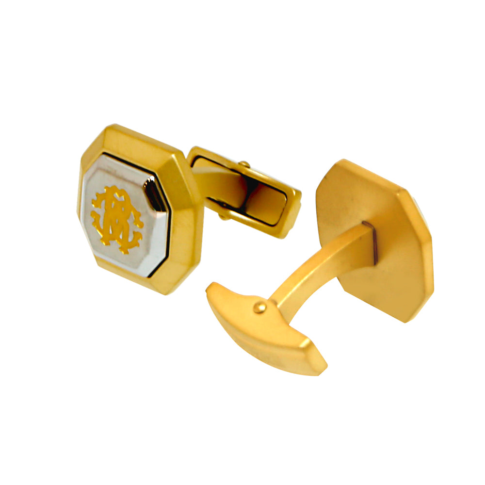 Roberto Cavalli Cufflinks Matte Ip Gold With Silver Color Mid & Ip Gold Logo | Accessories | Cufflink | Cufflinks | Eid Gifts | EID2021 | GCC | Mens | SP | Spring Festival Roberto Cavalli Cufflinks Matte Ip Gold With Silver Color Mid & Ip Gold Logo | Accessories | Cufflink | Cufflinks | Eid Gifts | EID2021 | GCC | Mens | SP | Spring Festival