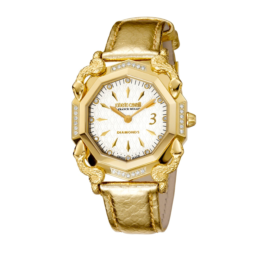 Roberto Cavalli Ladies Watch White Dial With Snake Skin Leather Strap & Diamond | Fashion Watches | GCC | scat: Fashion Timepieces | SP | Womens | Womens Watches Roberto Cavalli Ladies Watch White Dial With Snake Skin Leather Strap & Diamond | Fashion Watches | GCC | scat: Fashion Timepieces | SP | Womens | Womens Watches