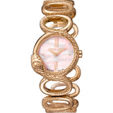 Roberto Cavalli Ladies Watch With Pink Mother Of Pearl Dial & Ip Rosegold Metal Bracelet - Blue Salon