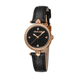 Roberto Cavalli Men's Automatic Watch 2 Tone Metal Bracelet & Case With Black Dial - Blue Salon