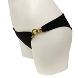 Roberto Cavalli Embellished Brazillan Swimwear Black Size Medium Black