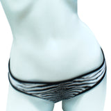 Roberto Cavalli Zebra Slip Swimwear White/Black Size Large White/Black