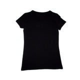 Roberto Cavalli Woman T-Shirt Black Size Large - Blue Salon