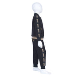 Roberto Cavalli Black & Coffee Jogging Suit