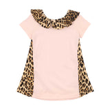 Roberto Cavalli Kids Animal Print Pink Dress
