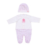 Roberto Cavalli Kids New Born Baby Girl's Set Sleepsuit & Hat