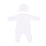 Roberto Cavalli Kids New Born Baby Girl's White Set Sleepsuit & Hat