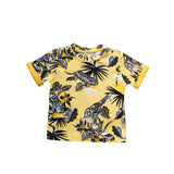 Roberto Cavalli Yellow Printed T-Shirt