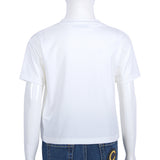 Roberto Cavalli White black & Rose T-Shirt