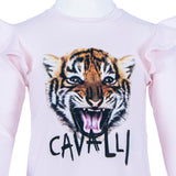 Roberto Cavalli Baby Pink & Multicolor T-Shirt Ls