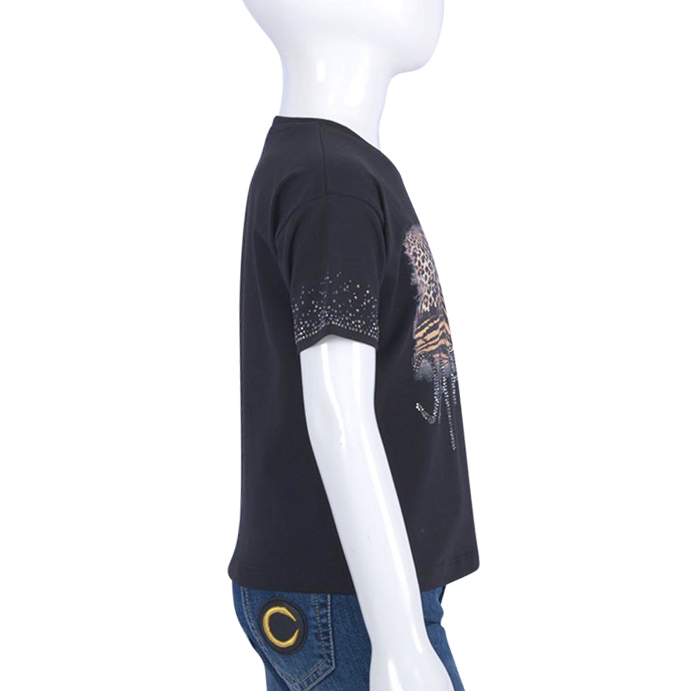 Roberto Cavalli Black & Coffee & Nude T-Shirt | Clothing | GCC | Girl | Girls | Kids and Teens | Kids and Teens Girl Tops | Kids and Teens Tops | Kids Girls (3 YRS -16 YRS) | Kids Teen Collection | T-Shirt | Tops Roberto Cavalli Black & Coffee & Nude T-Shirt | Clothing | GCC | Girl | Girls | Kids and Teens | Kids and Teens Girl Tops | Kids and Teens Tops | Kids Girls (3 YRS -16 YRS) | Kids Teen Collection | T-Shirt | Tops