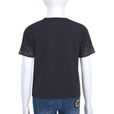 Roberto Cavalli Black & Coffee & Nude T-Shirt