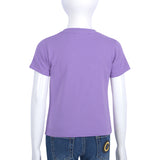 Roberto Cavalli Black/Lilac  & Gold T-Shirt