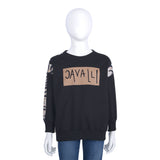 Roberto Cavalli Black & Nude Sweatshirt