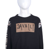 Roberto Cavalli Black & Nude Sweatshirt