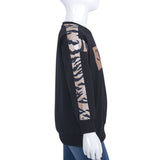 Roberto Cavalli Black & Nude Sweatshirt