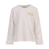  Roberto Cavalli Kids  Logo Print White T-Shirt