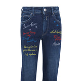 Replay Kids Denim Blue Gilrs Trousers