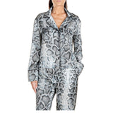 Replay Women's Shirt Printed Viscose Satin