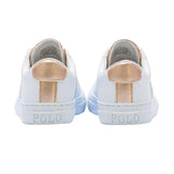 Polo Ralph Lauren Kids Girl's White Sneakers
