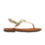 Polo Ralph Lauren Kids Girl's Gold Sandal