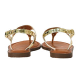 Polo Ralph Lauren Kids Girl's Gold Sandal